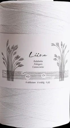 Suomen Lanka Käsityötarvikkeet>Liina Kalalanka 6-Saikeinen 500G Valkoinen