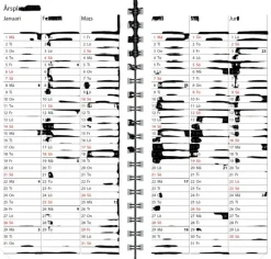 Ajasto Kalenterit></noscript>Taskukalenteri Agenda, Svensksprakig, Silver
