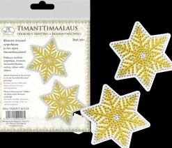 J.K. Primeco Askartelutarvikkeet>Timanttimaalaus Tahti Kulta 2Kpl/Pkt