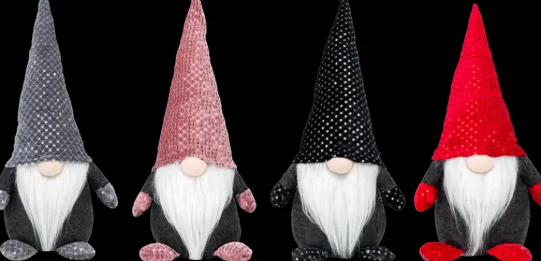 NNX Sesonkijuhlatarvikkeet>Tonttu Saihke 37 Cm Tumma, Erilaisia