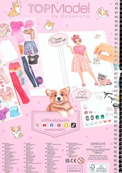 TOPModel Askartelutarvikkeet<Dress Me Up Tarrakirja Corgi