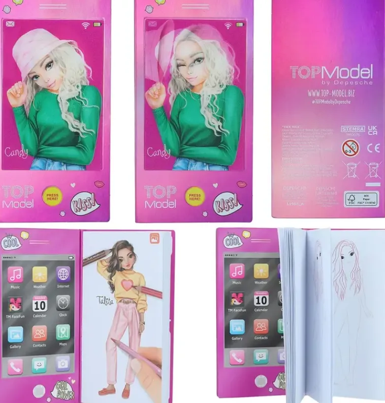 TOPModel Askartelutarvikkeet<Soiva 3D Taskuvarityskirja