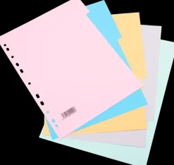 Walki Paperitarvikkeet>Valilehti A4 1-5 Jakoinen Varillinen