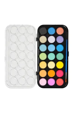 NNX Toimistotarvikkeet>Vesivarit 21 Kpl Ja Sivellin